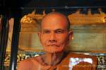 Wax statue of Ajahn Mun Bhuridatto, Wat Chedi Luang, Chiang Mai, Thailand.