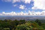 Panorama from the terrace, Wat Doi Suthep, Chiang Mai, Thailand.