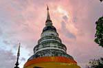 Phradhatluang chedi, Wat Phra Singh, Chiang Mai, Thailand.