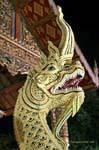 The teeth of the naga, Wat Phra Singh, Chiang Mai, Thailand.