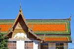 Roof colors, Wat Phra Singh, Chiang Mai, Thailand.