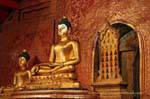 Lion Buddha, revered Wat Phra Singh, Chiang Mai, Thailand.