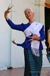 Dancer hands, Wat Phra Singh, Chiang Mai, Thailand.