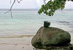 Needless television watching the sea, Koh Phi Phi, Thailand.