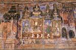 Mural of a previous life of the Buddha, Wat Phra That Lampang Luang, Thailand.