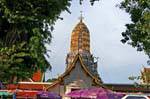 View from the temple Sri Rattana Mahathat market, Phitsanulok, Thailand.