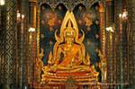 Phra Buddha Chinnarat, Wat Phra Si Rattana Mahatha, Phitsanulok, Thailand.