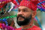 Man with beard, Festival Patong, Phuket, Thailand.