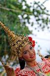 Traditional Thai Dancer, Festival Patong, Phuket, Thailand.