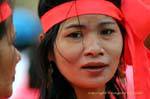 Red headband, Festival Patong, Phuket, Thailand.