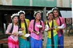 Blossoming girls, Phuket Town Gypsy, Thailand.
