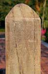 Replica of the stele Ramkhamhaeng, Sukhothai, Thailand.