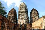Sri Sawai, Sukhothai, a Khmer Temple, Thailand.