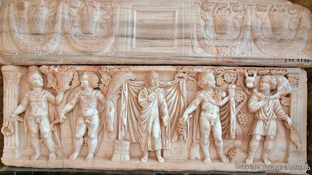 Christian or Roman bas-relief, Bardo Museum - Tunisia