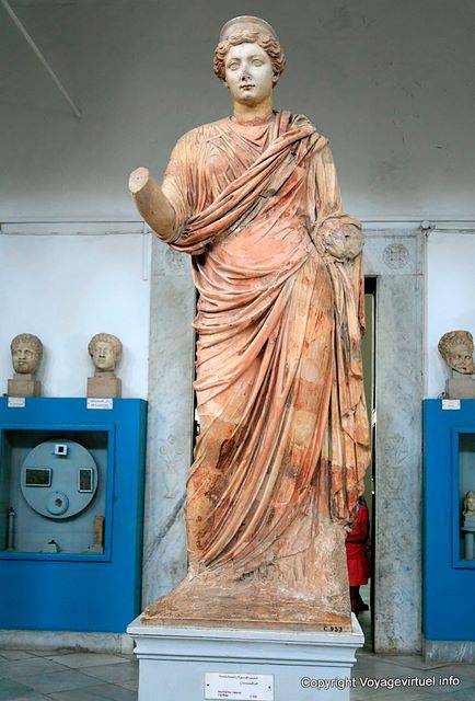 Bardo Museum, statue of a Roman empress - Tunisia
