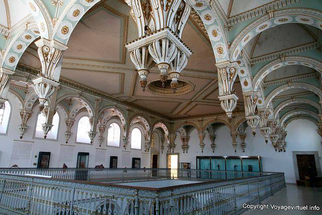 Bardo Museum, the ceiling of the second floor above the Carthage Room - Tunisia