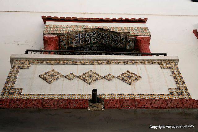 Bizerte, balcony decoration - Tunisia