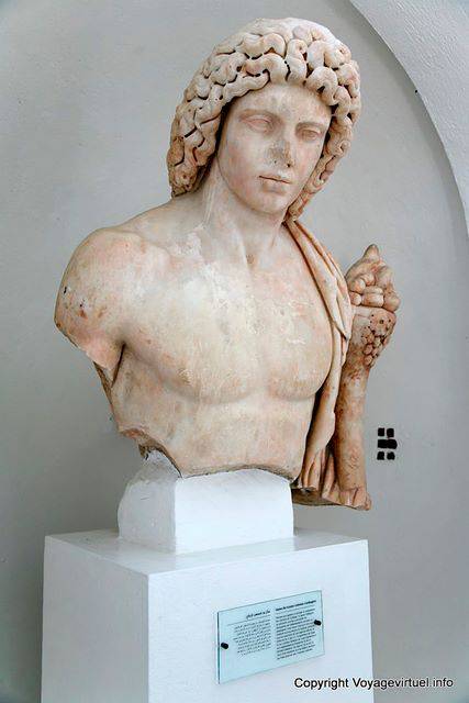National Museum of Carthage, bust Genius Coloniae Carthaginis - Tunisia