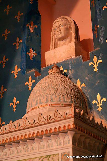 Bust in Carthage Acropolium, Chapel Louis IX, Saint Louis Cathedral - Tunisia