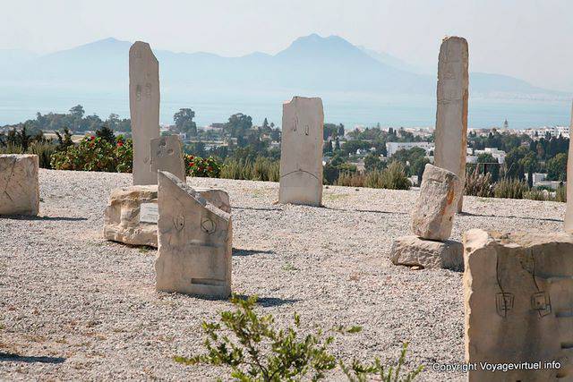 Carthage, archaeological site, the stones that speak, Moez Chelly - Tunisia