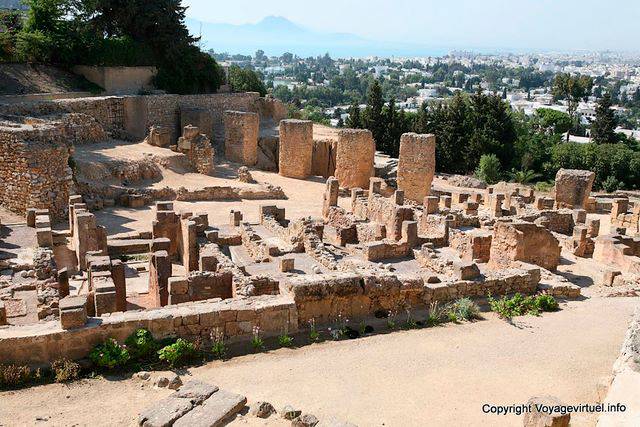 Carthage, archaeological site, Punic district Byrsa - Tunisia