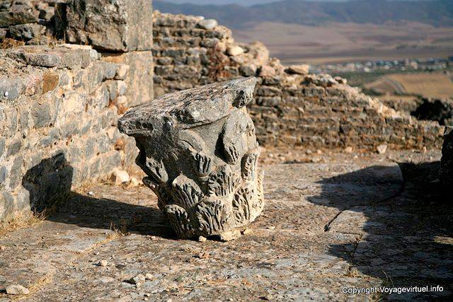 Dougga, Corinthian column capital - Tunisia