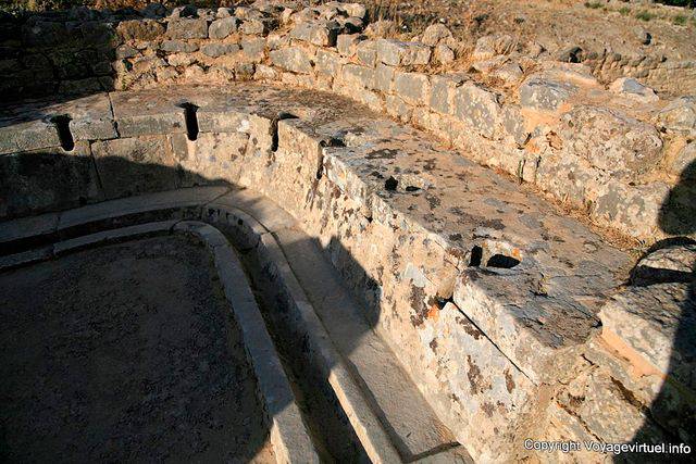 Dougga, latrines of the Cyclops Baths - Tunisia