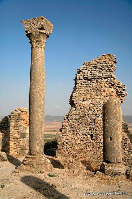 Dougga, Concordia Temple ruins - Tunisia