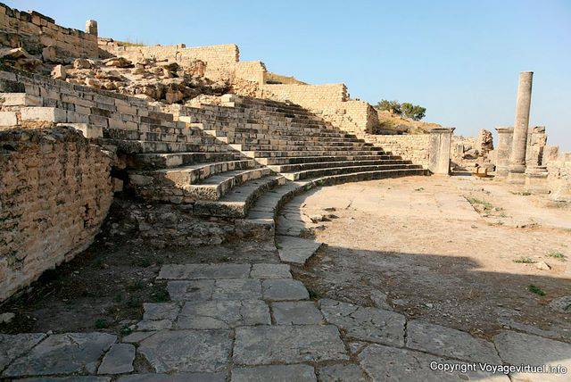 Dougga, auditorium or cultural theater - Tunisia