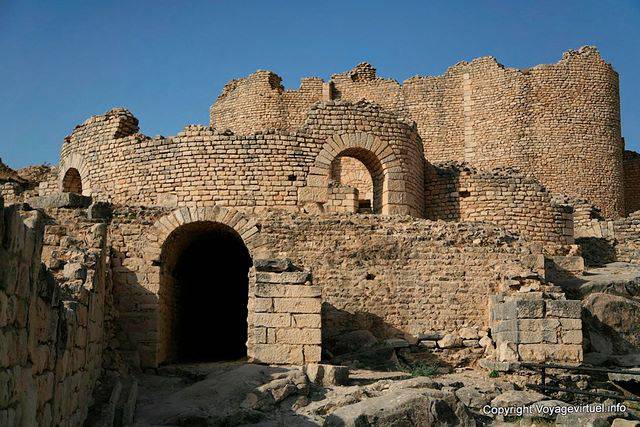 Dougga, the Licinian baths close up - Tunisia