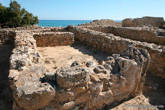 Kerkuane, Punic walls of a house - Tunisia