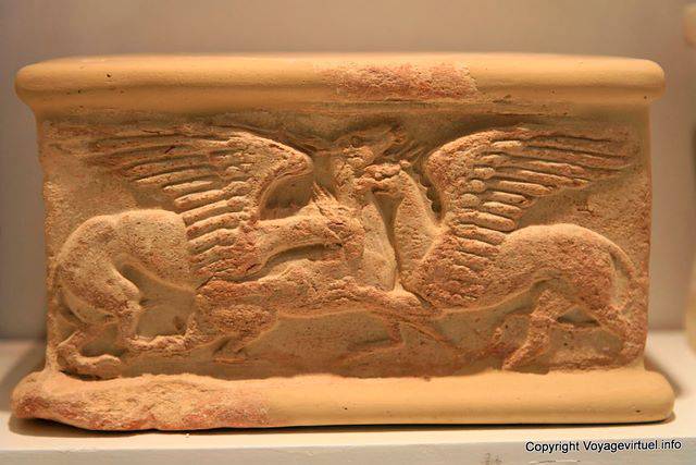 Aggression winged monsters, Archaeological Museum of Kerkuane - Tunisia