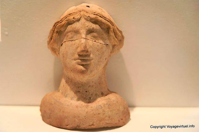 Miniature bust, Archaeological Museum Kerkuane - Tunisia