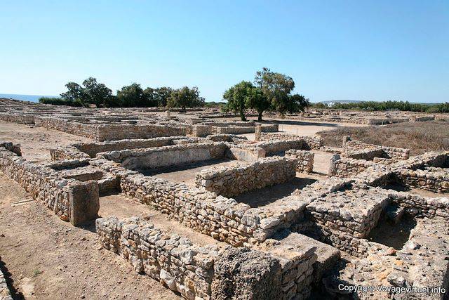 Kerkuane, overlooking the ancient Punic city - Tunisia