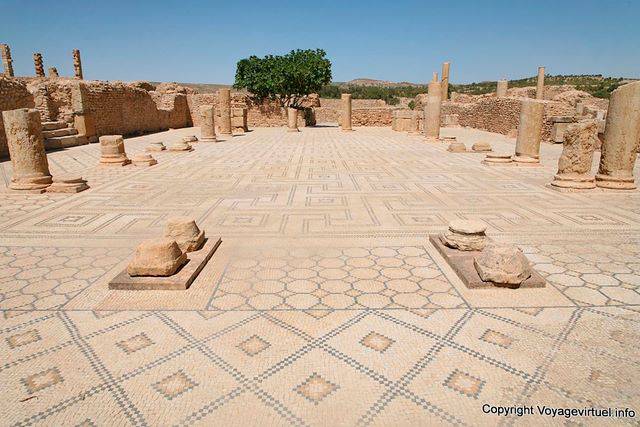 Sbeïtla, Palaestra des Thermes - Tunisia