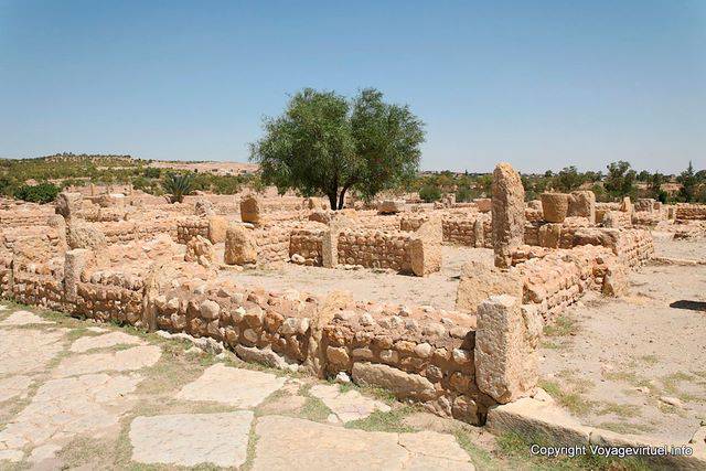 Sbeïtla ruins of a Roman house - Tunisia