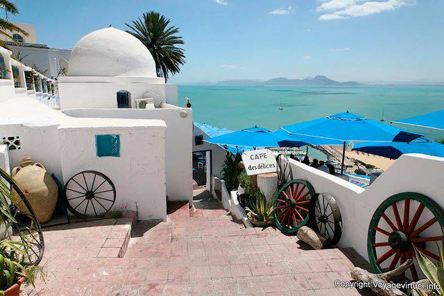 Sidi Bou Said, Café des Délices - Tunisia