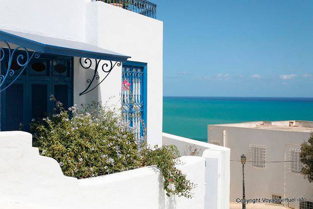 Sidi Bou Said, Mediterranean colors - Tunisia