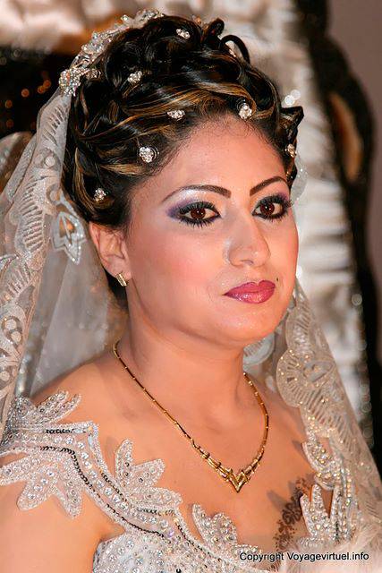 Portrait of the bride, wedding Teboursouk - Tunisia