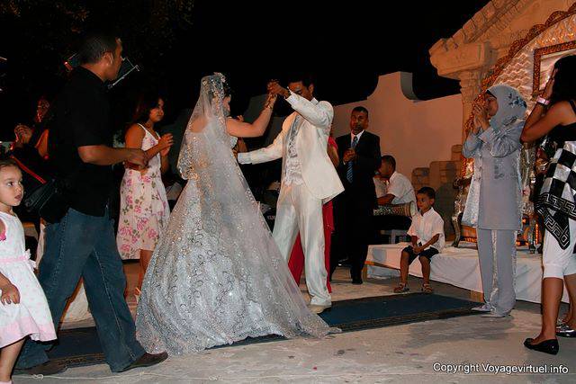 on the dance floor, wedding Teboursouk - Tunisia