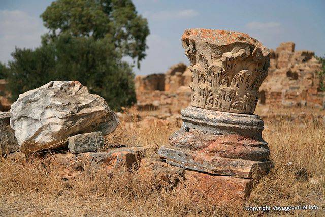 Thuburbo Majus ruins ground - Tunisia