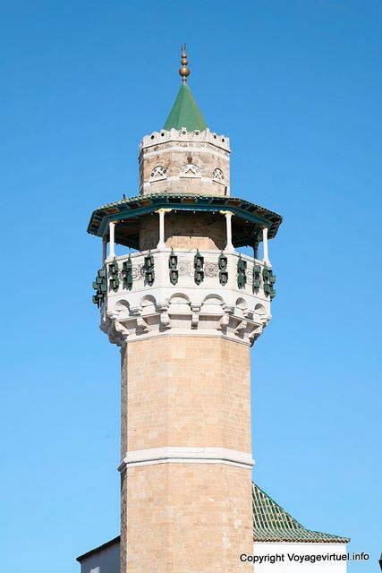 The minaret Mosque Youssef Dey Tunis - Tunisia