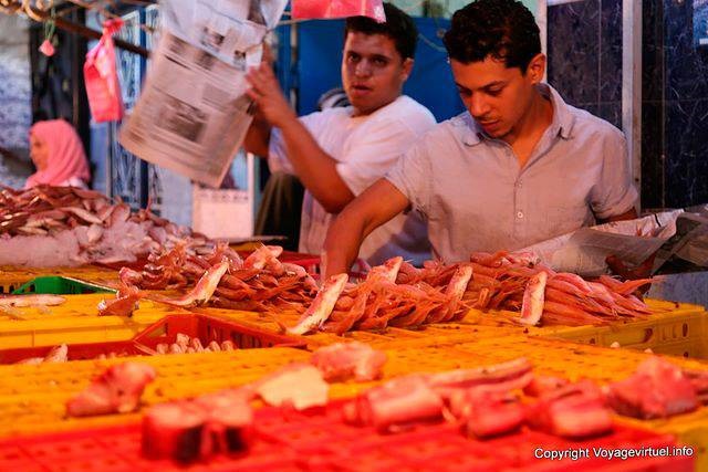 Tunis, mullet for sale - Tunisia