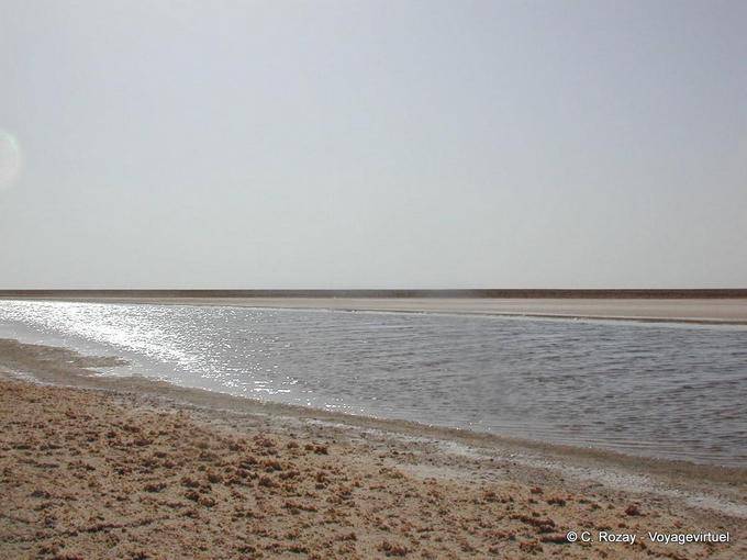 Chott El Jerid, reflections - Tunisia