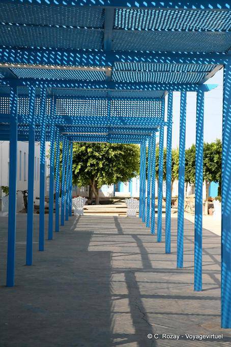 Trellis, jewish synagogue, Djerba - Tunisia