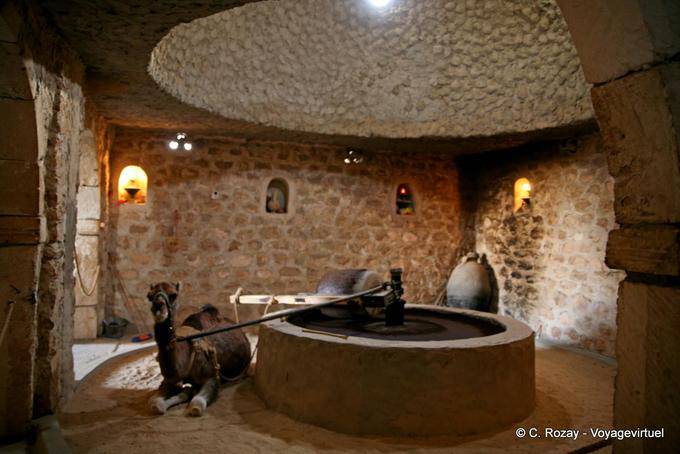 Camel and wheat mill, Guellala - Tunisia