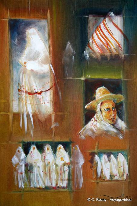 The Djerbian, painting, museum Guellala - Tunisia