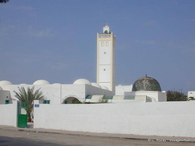 Minaret and Djemaa-Trouk, Houmt Souk - Tunisia