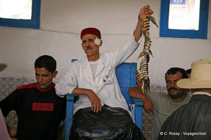 Fish market, Djerba, Houmt Souk - Tunisia