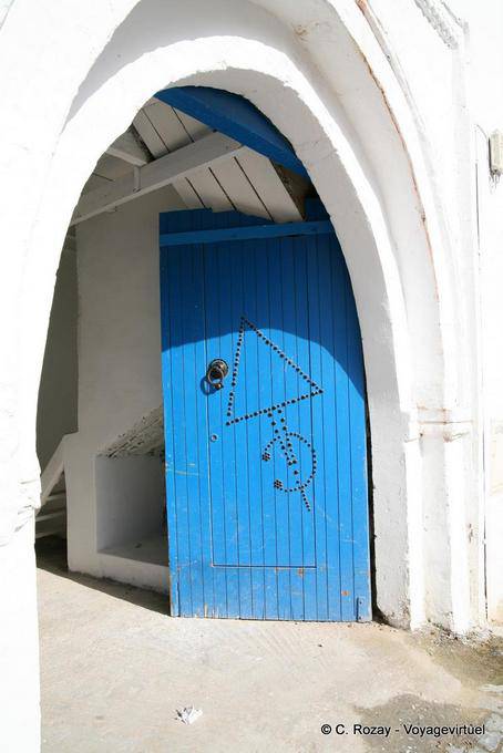 Door sign, Djerba, Houmt Souk - Tunisia